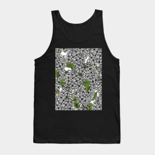 White Lilac garden Tank Top